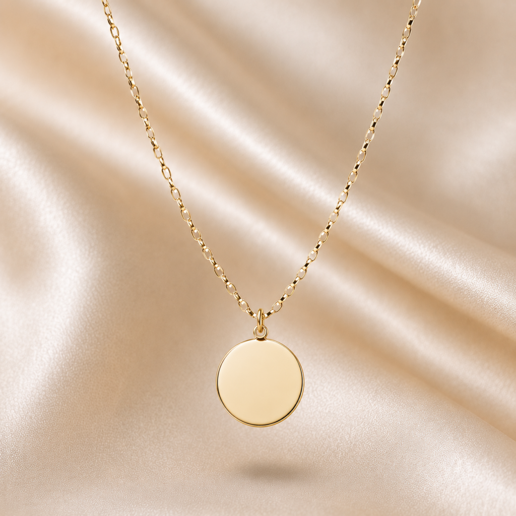 Kette „Calipso“ aus 925 Sterling Silber, goldplattiert, mit Gravur