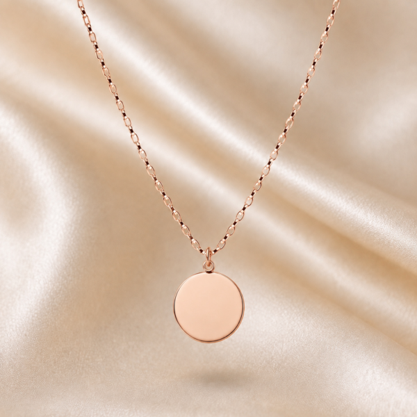 Kette „Calipso“ aus 925 Sterling Silber, roségoldplattiert, mit Gravur