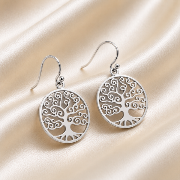 Ohrringe "Arbora Baum des Lebens" aus 925 Sterling Silber