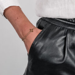 Alternative view of Armband Coslada 3er Blume 925 Sterling Silber goldplattiert