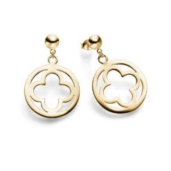 Ohrringe Bilbao 925 Sterling Silber goldplattiert