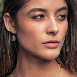 Alternative view of Ohrringe Fabiana 925 Sterling Silber goldplattiert