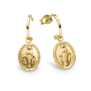 Ohrringe "Fabiana" aus 925 Sterling Silber, goldplattiert