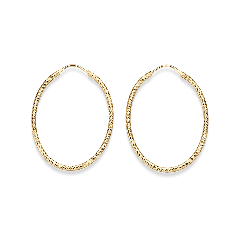 Ohrringe Salinas L 925 Sterling Silber goldplattiert