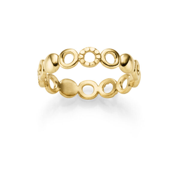 Ring "Santana" aus 925 Sterling Silber, goldplattiert