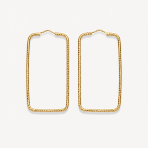 Ohrringe "Triana" (M) aus 925 Sterling Silber, goldplattiert