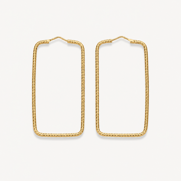 Ohrringe "Triana" (M) aus 925 Sterling Silber, goldplattiert