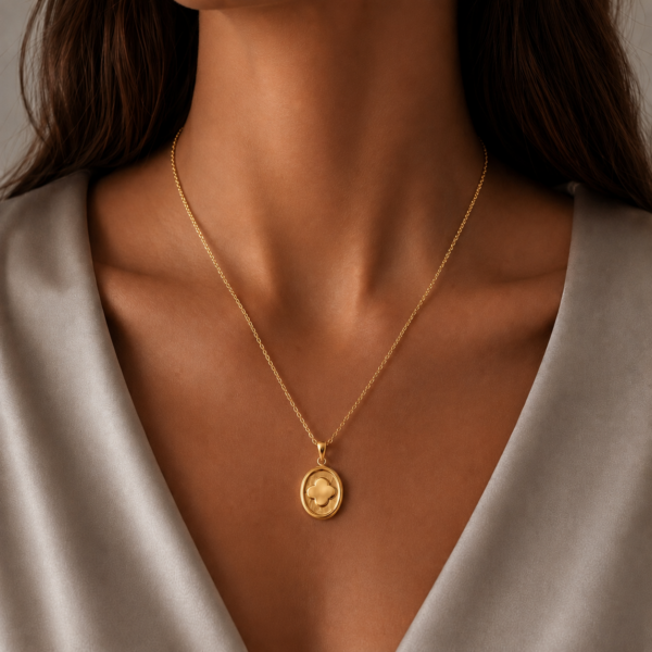 Kette "Jules" aus 925 Sterling Silber, goldplattiert