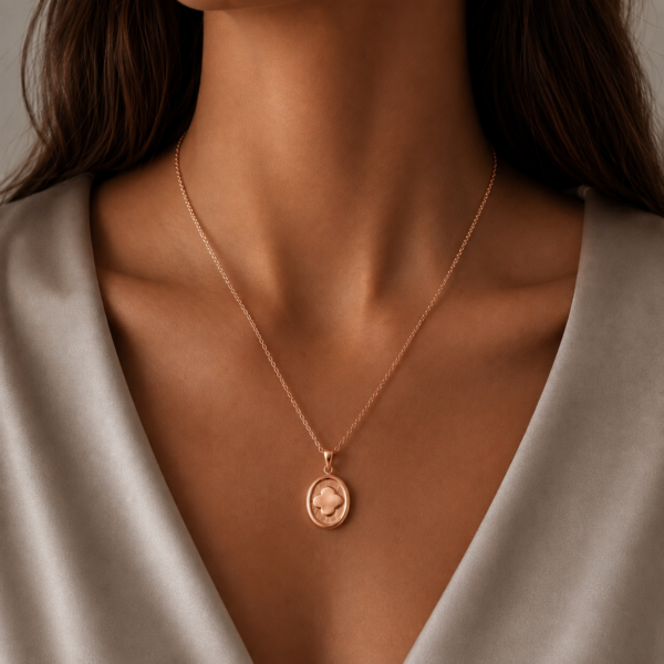 Kette "Jules" aus 925 Sterling Silber, roségoldplattiert