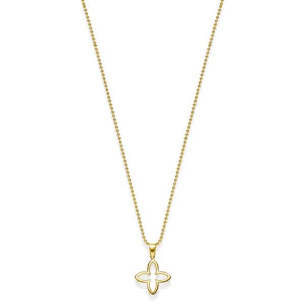Kette „Mini Coslada“ aus 925 Sterling Silber, goldplattiert