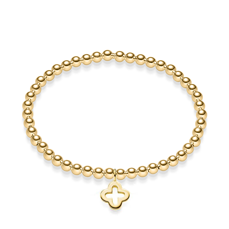 Alternative view of Kugelarmband "Caro" aus 925 Sterling Silber, goldplattiert