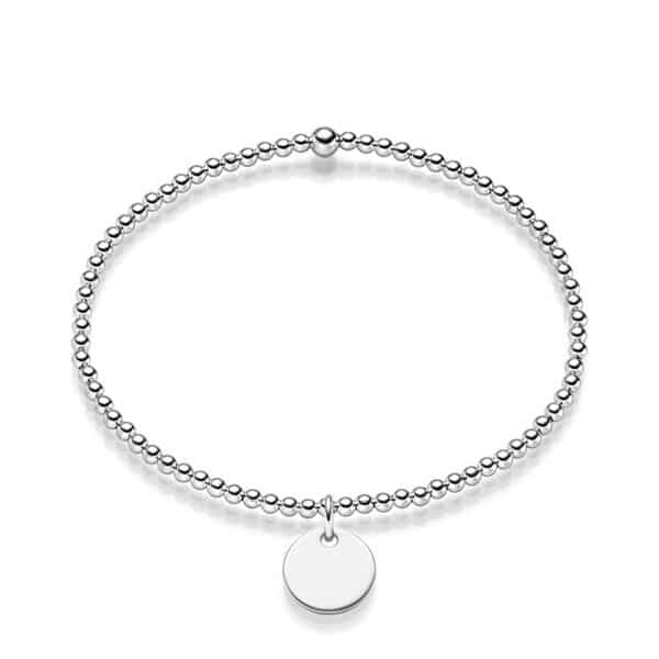 MEN Kugelarmband „Anthea“ aus 925er Sterling Silber, 3 mm