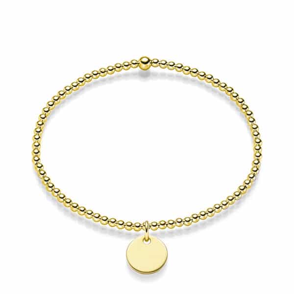 Kugelarmband "Anthea" aus 925 Sterling Silber, goldplattiert