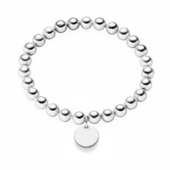 MEN Kugelarmband Anthea 925 Sterling Silber, 6mm