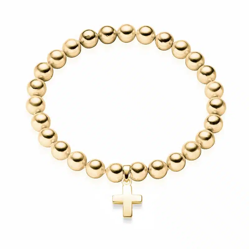 Kugelarmband "Jana" aus 925 Sterling Silber, goldplattiert
