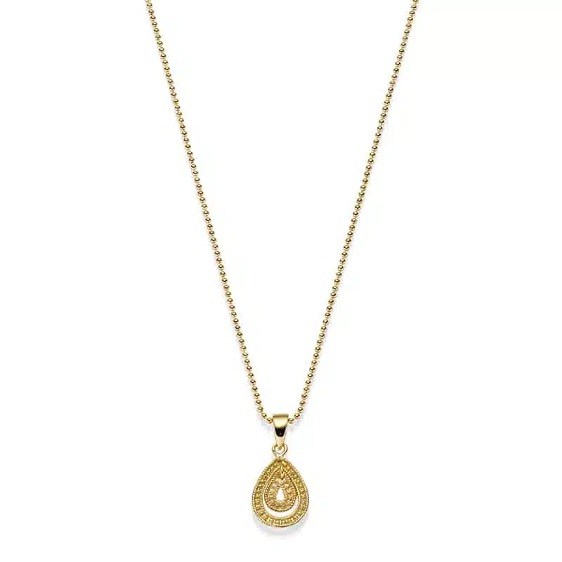 Kette "Cassandra" aus 925 Sterling Silber, goldplattiert