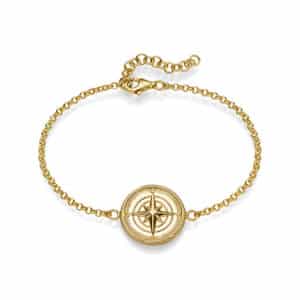 Armband „Violet" aus 925 Sterling Silber, goldplattiert