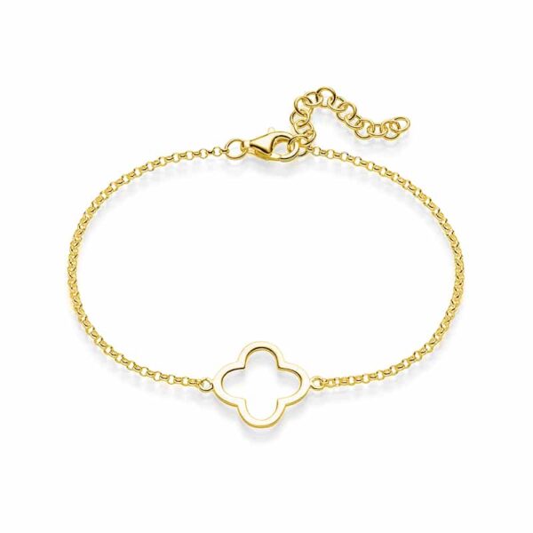 Armband "Katharina" aus 925 Sterling Silber, goldplattiert
