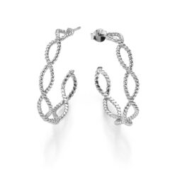 Ohrringe Creolen Amelia 925 Sterling Silber