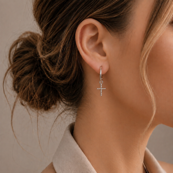 Ohrringe "Madonna II" aus 925 Sterling Silber