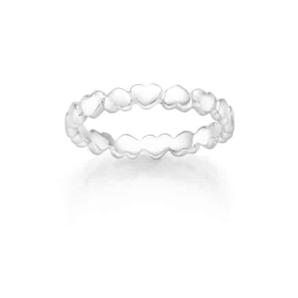 Ring "Miranda" aus 925 Sterling Silber, mattiert