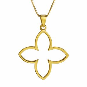 Kette „Coslada No. 2“ (groß) aus 925 Sterling Silber, goldplattiert