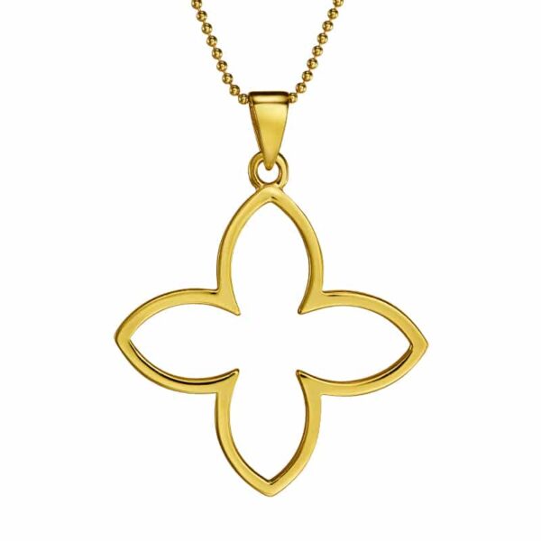 Kette „Coslada No. 2“ (groß) aus 925 Sterling Silber, goldplattiert