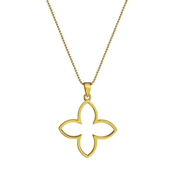 Alternative view of Kette „Coslada No. 2“ (groß) aus 925 Sterling Silber, goldplattiert