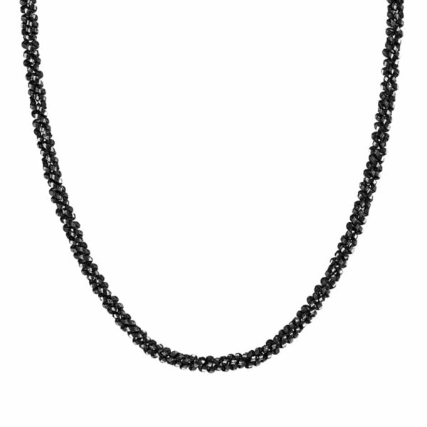 Alternative view of Basickette „Twisted“ rhodiniert aus 925er Sterling Silber