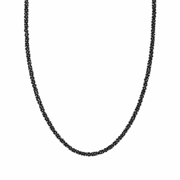 Basickette „Twisted“ rhodiniert aus 925er Sterling Silber