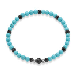 Kugelarmband Marina Edelstein mit 925 Sterling Silber