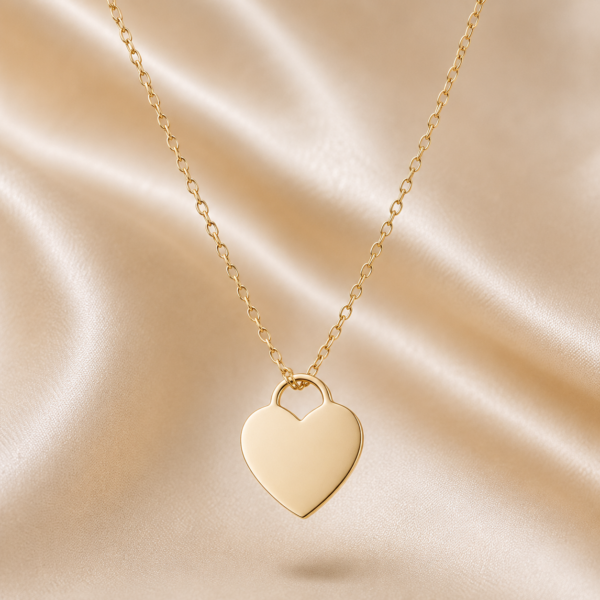 Rollokette „Ana Maria“ aus 925 Sterling Silber, goldplattiert, mit Gravur