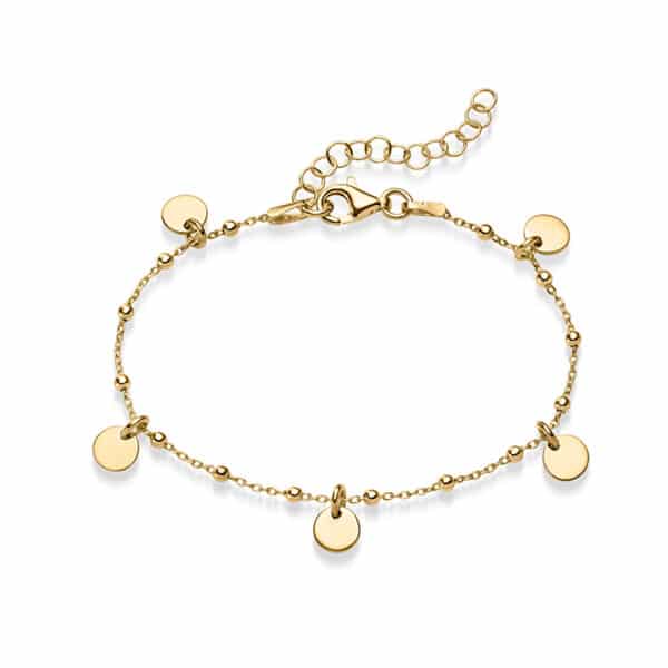 Armband "Provence" aus 925 Sterling Silber, goldplattiert