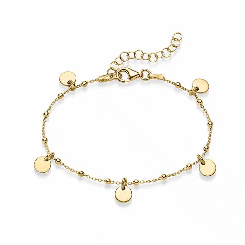 Armband "Provence" aus 925 Sterling Silber, goldplattiert