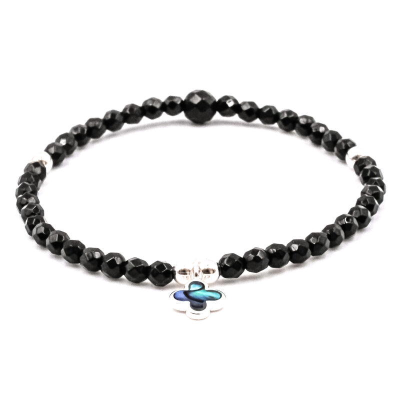 Kugelarmband "Flaur" Edelstein mit 925 Sterling Silber