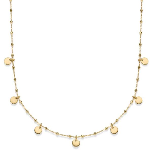 Kette "Provence" aus 925 Sterling Silber, goldplattiert