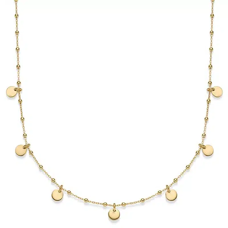 Kette "Provence" aus 925 Sterling Silber, goldplattiert