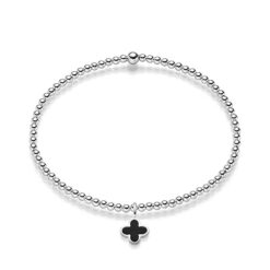 Alternative view of Kugelarmband New York Onyx 925 Sterling Silber