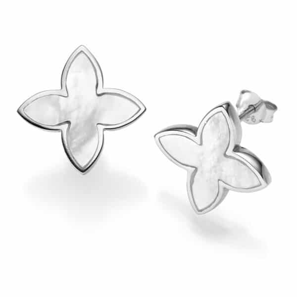 Ohrringe "Coslada" aus 925 Sterling Silber mit Perlmutt
