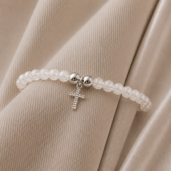 Kugelarmband "Rafael" Edelstein mit 925 Sterling Silber