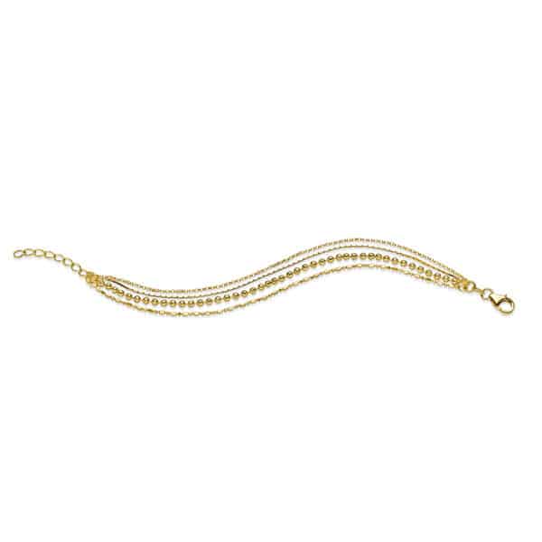 Alternative view of Armband "FourSeasons" aus 925 Sterling Silber, goldplattiert