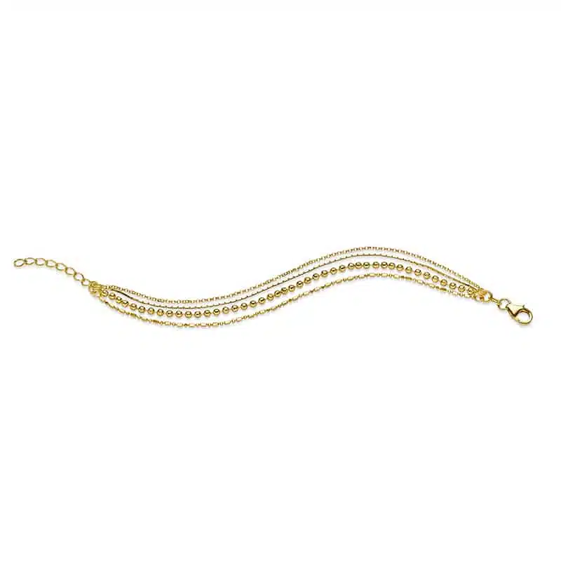Alternative view of Armband "FourSeasons" aus 925 Sterling Silber, goldplattiert