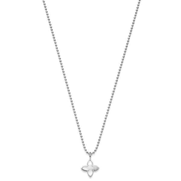 Kette "Coslada Mini" aus 925 Sterling Silber mit Perlmutt