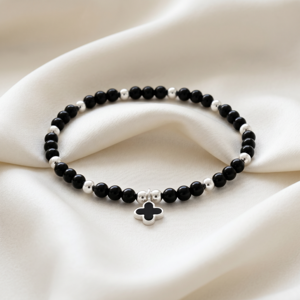 Kugelarmband „Positano“ aus Edelstein mit 925 Sterling Silber