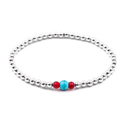 Kugelarmband Dakota 925 Sterling Silber