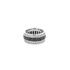Alternative view of Ring Juno 925 Sterling Silber mit Zirkonia schwarz