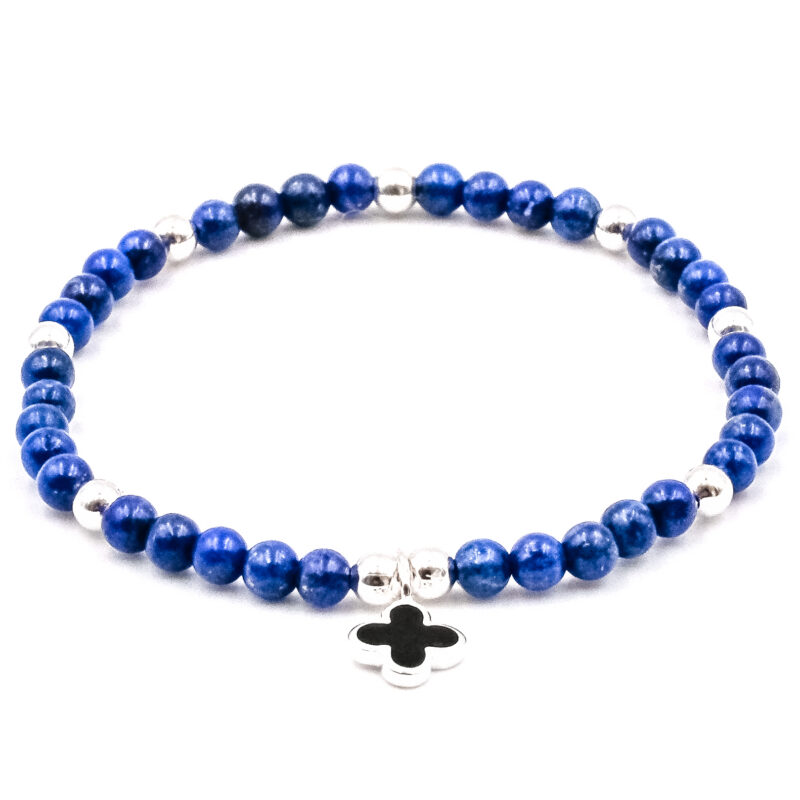 Kugelarmband Portofino Edelstein mit 925 Sterling Silber