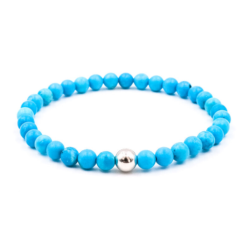 Kugelarmband Serpente Edelstein mit 925 Sterling Silber