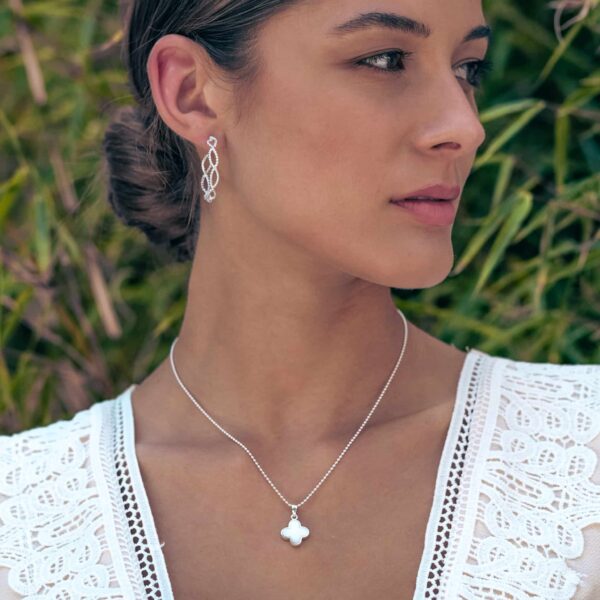 Alternative view of Kette "New York" mit Perlmutt aus 925 Sterling Silber