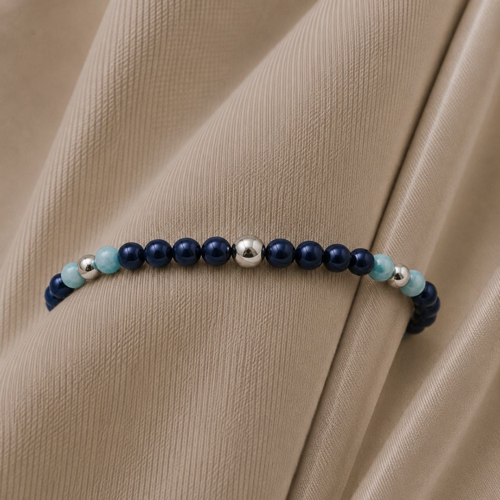 Kugelarmband Gerrit Edelstein mit 925 Sterling Silber